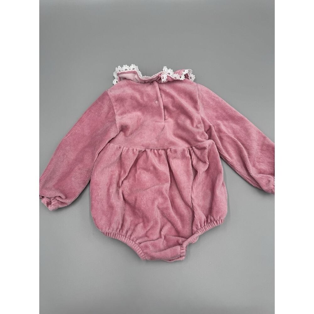 Ted Baker Girls Pink One Piece Romper Long Sleeve Size 12 Months 12M - Picture 9 of 14